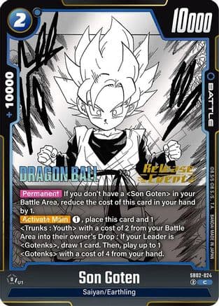 Son Goten — Manga Booster 02 Release Event Cards
