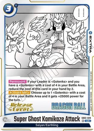 Super Ghost Kamikaze Attack — Manga Booster 02 Release Event Cards
