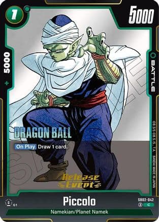 Piccolo - SB02-042 — Manga Booster 02 Release Event Cards