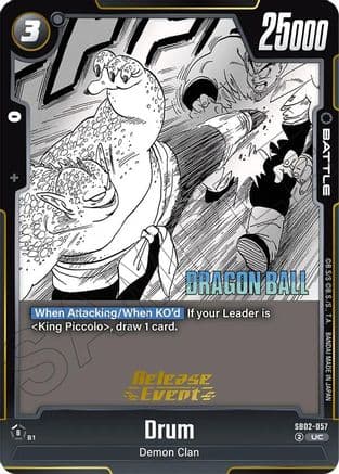 Drum — Manga Booster 02 Release Event Cards