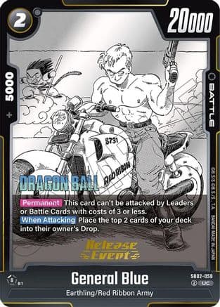 General Blue — Manga Booster 02 Release Event Cards