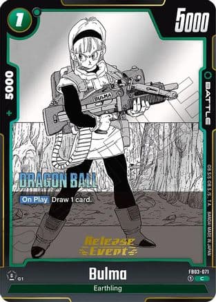 Bulma - FB03-071 — Manga Booster 02 Release Event Cards