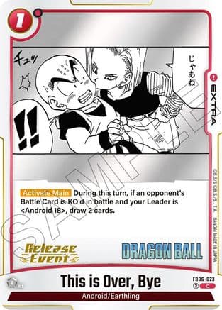 This is Over, Bye — Manga Booster 02 Release Event Cards