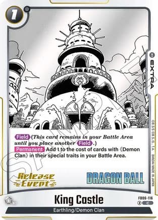 King Castle — Manga Booster 02 Release Event Cards