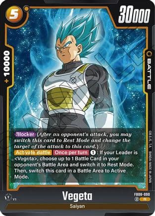 Vegeta - FB08-090 — Saiyan's Pride