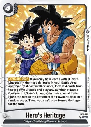 Hero's Heritage — Saiyan's Pride