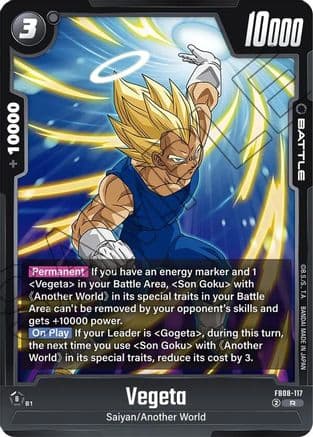 Vegeta - FB08-117 — Saiyan's Pride
