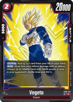 Vegeta - FB08-021 — Saiyan's Pride
