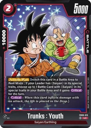 Trunks : Youth - FB08-015 — Saiyan's Pride