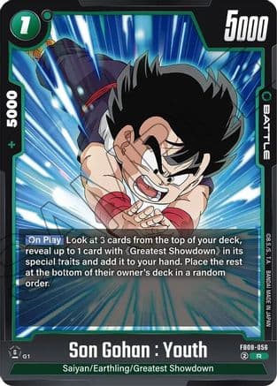 Son Gohan : Youth - FB08-056 — Saiyan's Pride