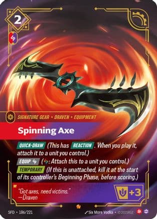 Spinning Axe — Spiritforged