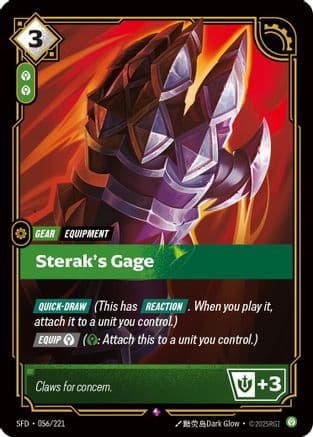 Sterak's Gage — Spiritforged