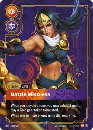 Sivir - Battle Mistress — Spiritforged