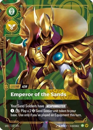 Azir - Emperor of the Sands — Spiritforged