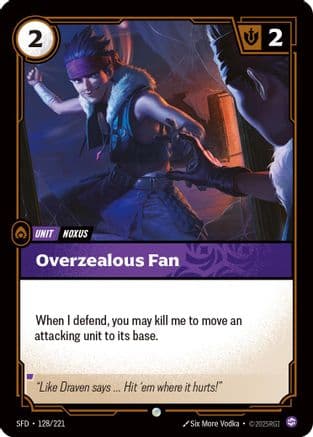 Overzealous Fan — Spiritforged
