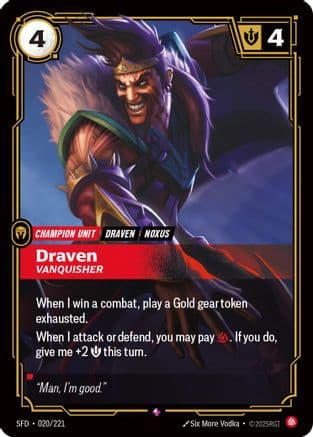 Draven - Vanquisher — Spiritforged