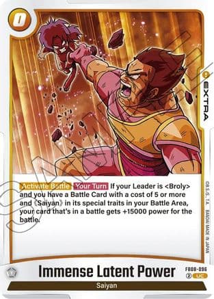 Immense Latent Power — Saiyan's Pride