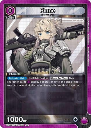 Pinne — UE14BT: GODDESS OF VICTORY: NIKKE Union Arena card by GODDESS OF VICTORY: NIKKE