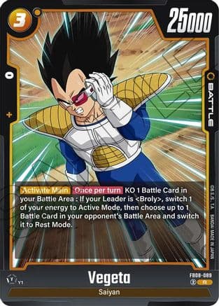 Vegeta - FB08-089 — Saiyan's Pride