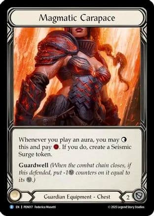 Magmatic Carapace — Compendium of Rathe Flesh and Blood card by Federico Musetti