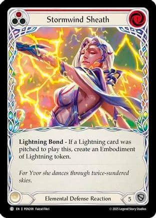 Stormwind Sheath — Compendium of Rathe Flesh and Blood card by Ksenia Pleil