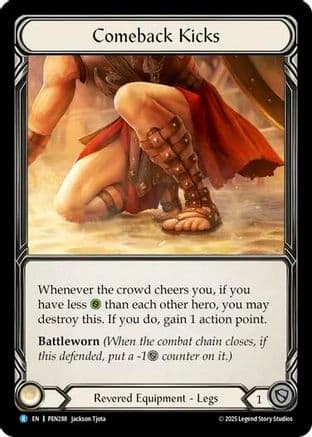 Comeback Kicks — Compendium of Rathe Flesh and Blood card by Jackson Tjota