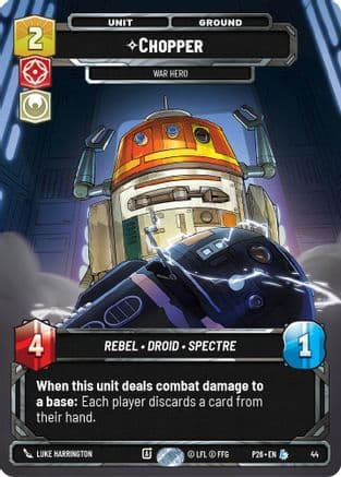 Chopper - War Hero (44) — Sector and Regional Promos: Season 1