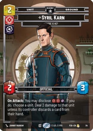 Syril Karn - Where Is He? (54) — Sector and Regional Promos: Season 1