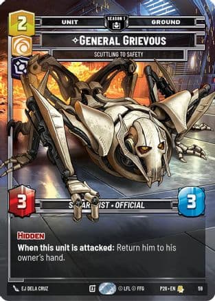 General Grievous - Scuttling to Safety (59) — Sector and Regional Promos: Season 1