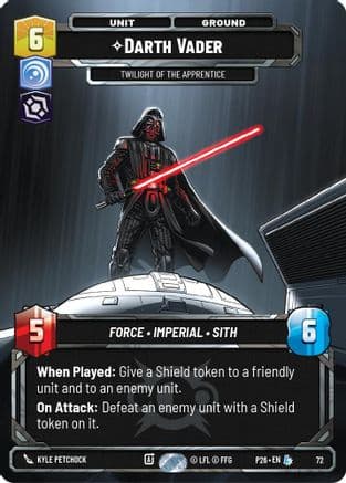 Darth Vader - Twilight of the Apprentice (72) — Sector and Regional Promos: Season 1