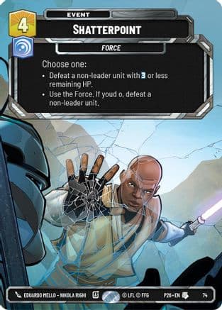 Shatterpoint (74) — Sector and Regional Promos: Season 1