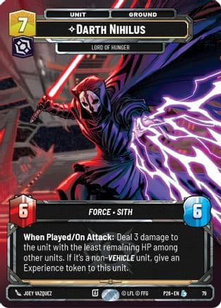 Darth Nihilus - Lord of Hunger (79) — Sector and Regional Promos: Season 1