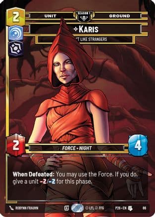 Karis - We Don't Like Strangers (86) — Sector and Regional Promos: Season 1