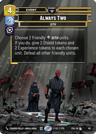 Always Two (89) — Sector and Regional Promos: Season 1