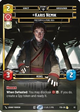 Karis Nemik - Freedom is a Pure Idea (93) — Sector and Regional Promos: Season 1