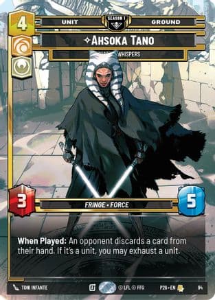 Ahsoka Tano - Chasing Whispers (94) — Sector and Regional Promos: Season 1