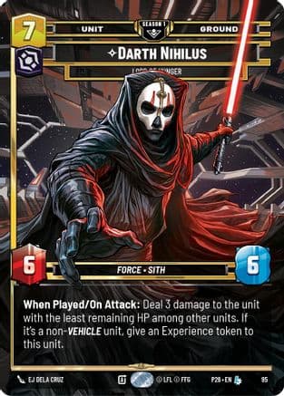 Darth Nihilus - Lord of Hunger (95) — Sector and Regional Promos: Season 1