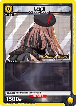 Rapi (009) — UE14BT: GODDESS OF VICTORY: NIKKE Release Event Cards
