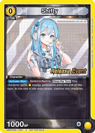 Shifty — UE14BT: GODDESS OF VICTORY: NIKKE Release Event Cards