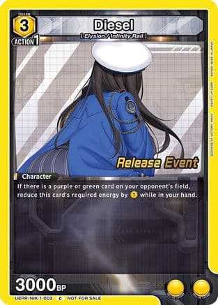 Diesel — UE14BT: GODDESS OF VICTORY: NIKKE Release Event Cards