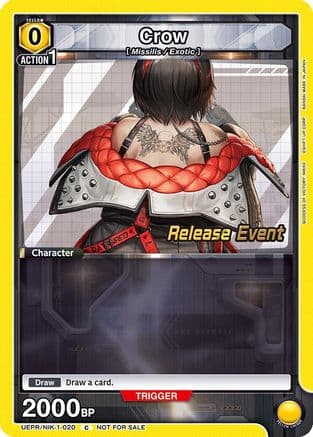 Crow (020) — UE14BT: GODDESS OF VICTORY: NIKKE Release Event Cards