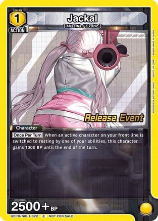 Jackal (022) — UE14BT: GODDESS OF VICTORY: NIKKE Release Event Cards