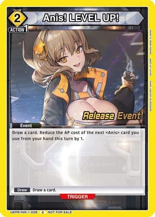 Anis! LEVEL UP! — UE14BT: GODDESS OF VICTORY: NIKKE Release Event Cards