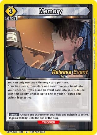 Memory — UE14BT: GODDESS OF VICTORY: NIKKE Release Event Cards