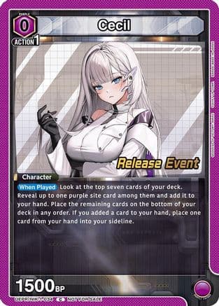 Cecil — UE14BT: GODDESS OF VICTORY: NIKKE Release Event Cards