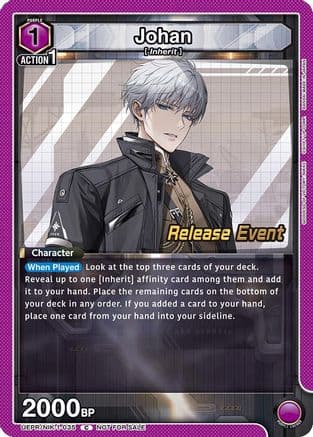 Johan — UE14BT: GODDESS OF VICTORY: NIKKE Release Event Cards