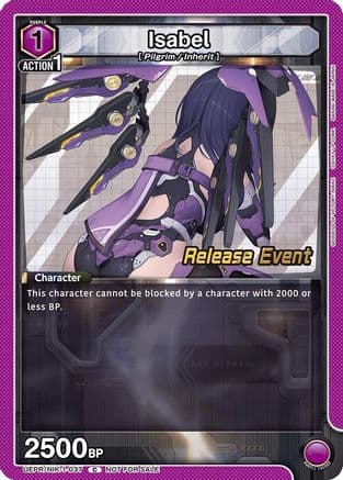 Isabel (037) — UE14BT: GODDESS OF VICTORY: NIKKE Release Event Cards