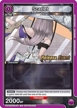 Scarlet (050) — UE14BT: GODDESS OF VICTORY: NIKKE Release Event Cards