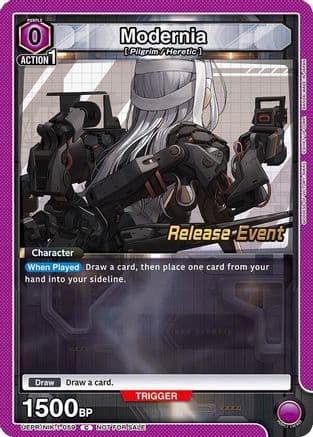 Modernia (059) — UE14BT: GODDESS OF VICTORY: NIKKE Release Event Cards