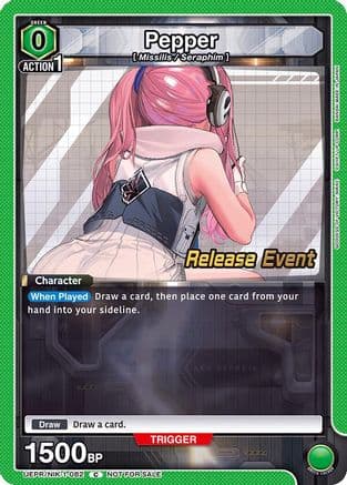 Pepper — UE14BT: GODDESS OF VICTORY: NIKKE Release Event Cards